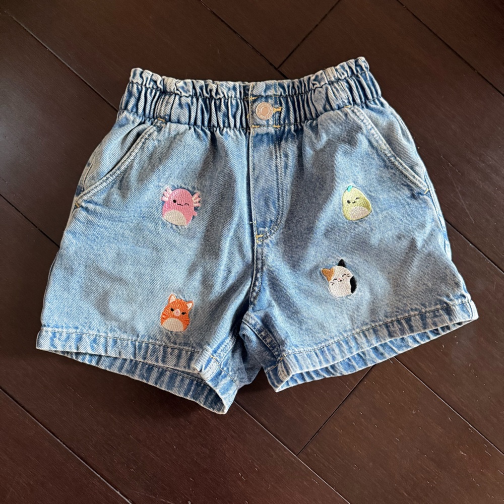 H&M x Squishmallows Denim pull on Shorts